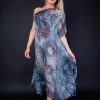 PEACOCK PRINT DRESS