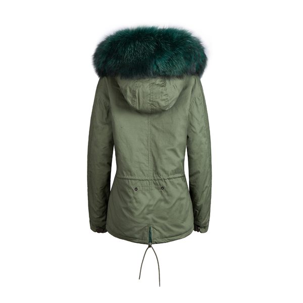 short green parka